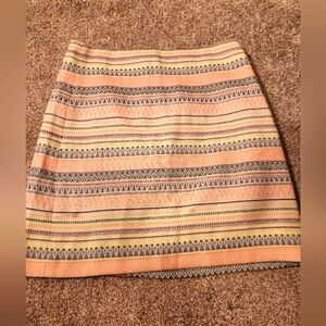 Loft Boho Aztec Skirt